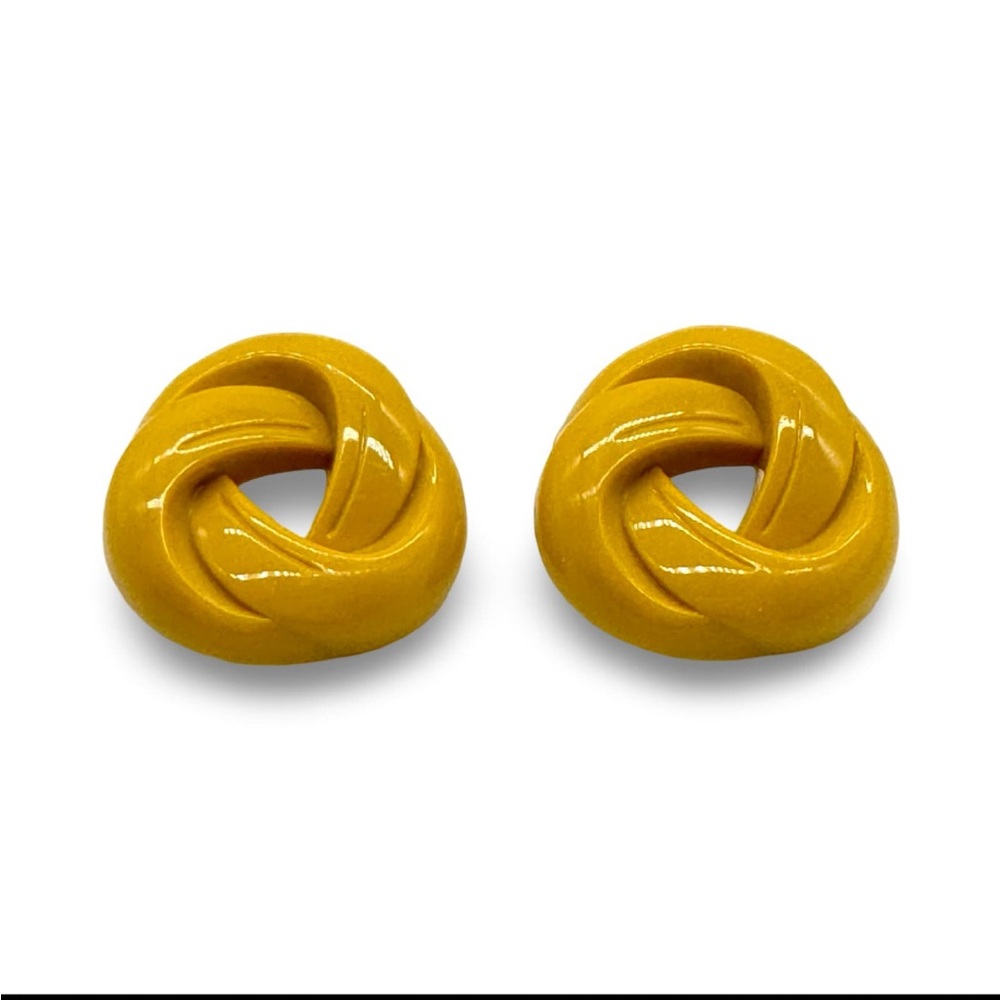 Vintage 1960s large  MOD earrings